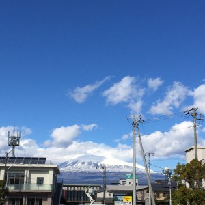 交流プラザからの富士山